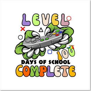 Level 100 Days Of School Unlocked Boys 100th Day Of School Posters and Art